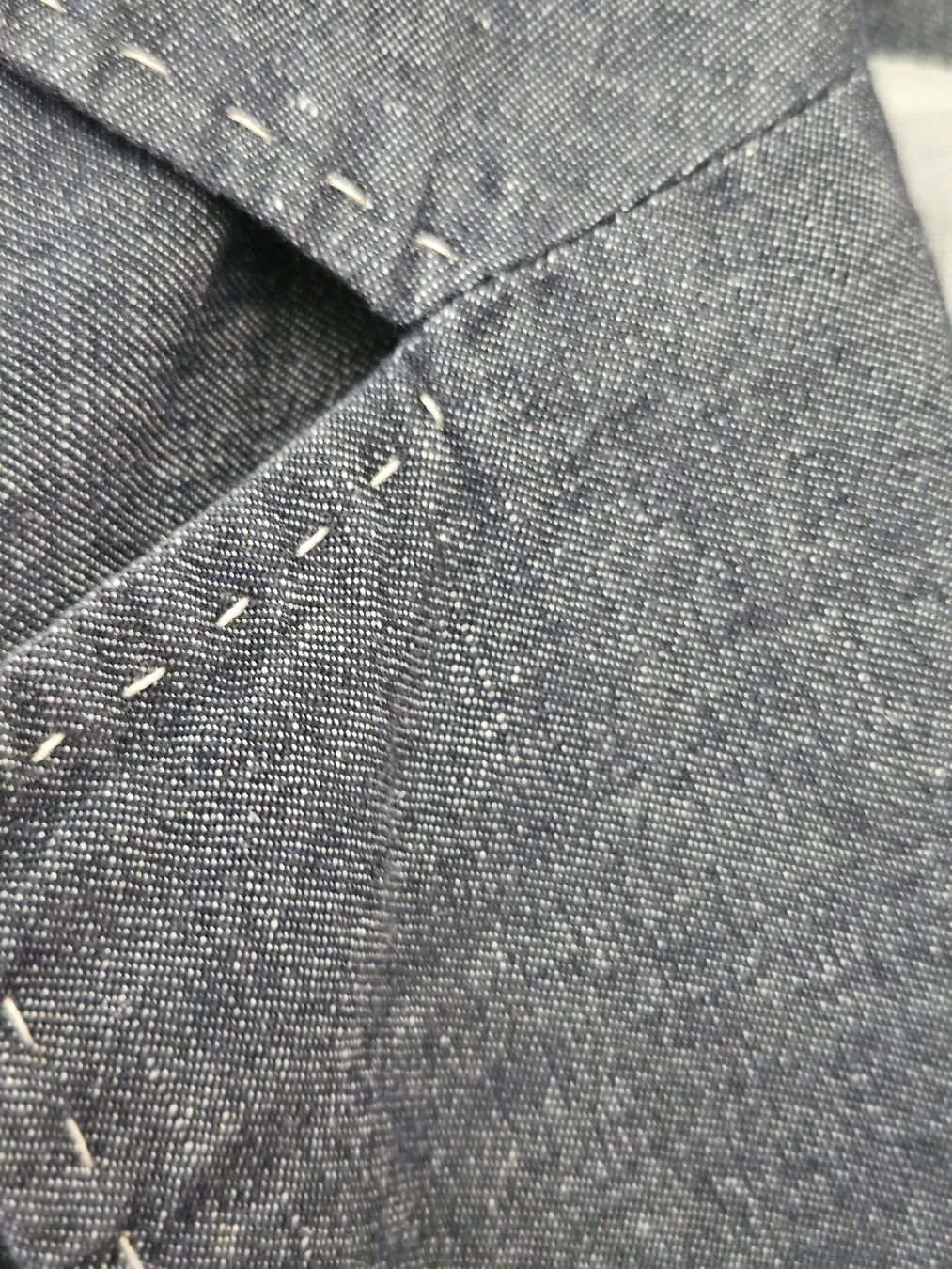 Comma Giacche: Toller Comma Blazer, Gr. 38, Baumwolle/Leinen - jeanslook – Usato da Wohlen AG venduto da Colina 7