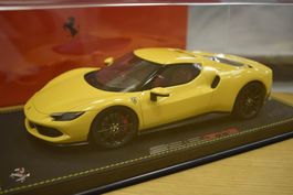 Ferrari 296 GTB gelb 1/18  BBR