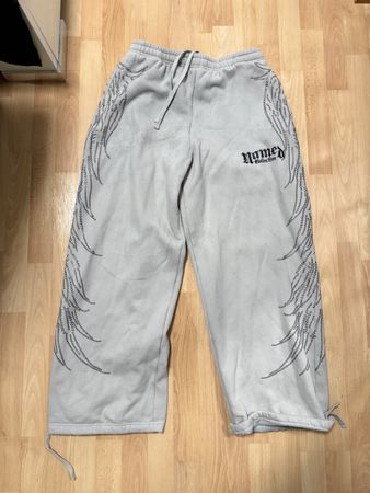 Named Collective Sweatpants grey with wing print unisex