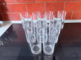 12 Trink-Gläser (Geschirr, Wasserglas, Essen, Küche)