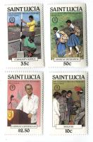 Briefmarken "Prinz Philip". St. Lucia.