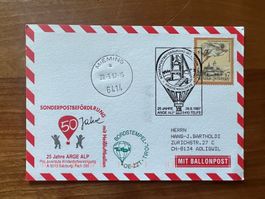 1959 Ballonpost  A Mieming (G2850)