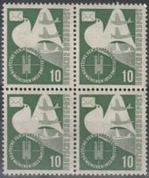 BRD 168 Viererblock ** Kat 60€