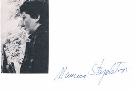 Maureen Stapleton 1925-2006 Autogramm signiert Karte 10x15cm