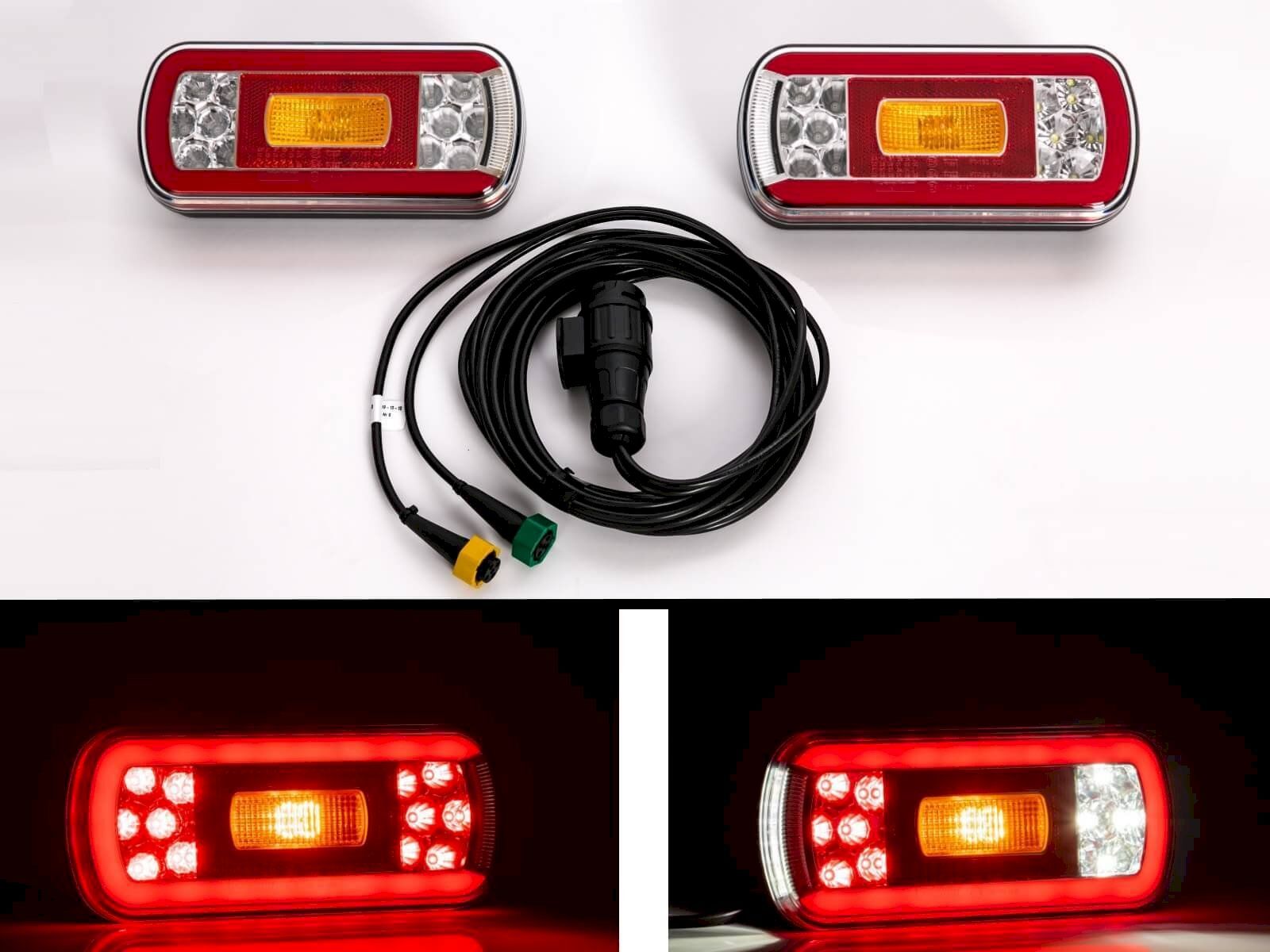 Tutti pezzi di ricambio auto: 2xLED Rückleuchte 12/24V Blinker 220x100 – Nuovo e nell'imballaggio originale da Bottighofen venduto da zaap