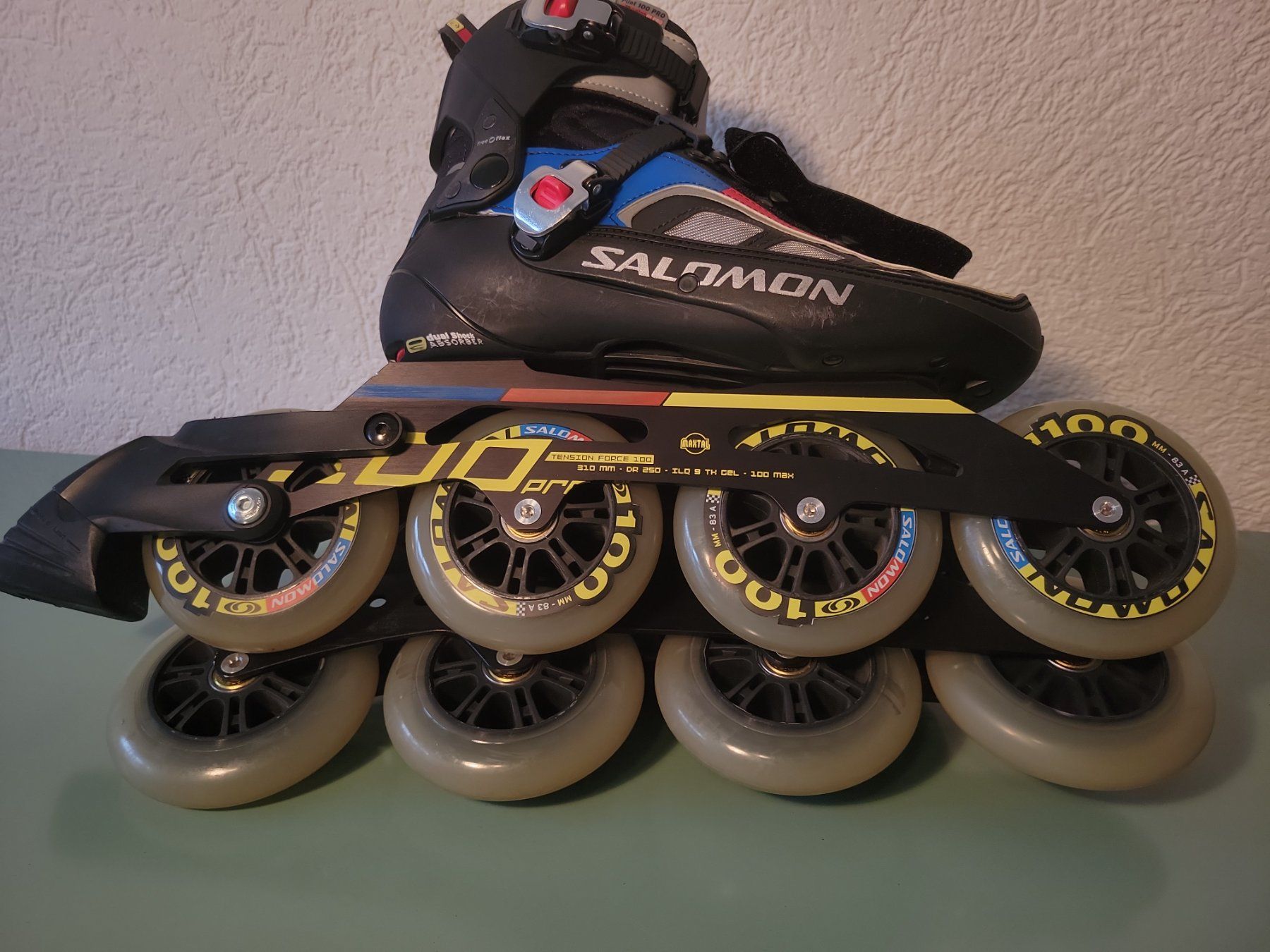 Salomon Pattini in linea & Pattini a rotelle: Salomon Pilot 100 Pro 3D Custom Fit Inlineskates – Usato da Zürich venduto da RepairandCare 2