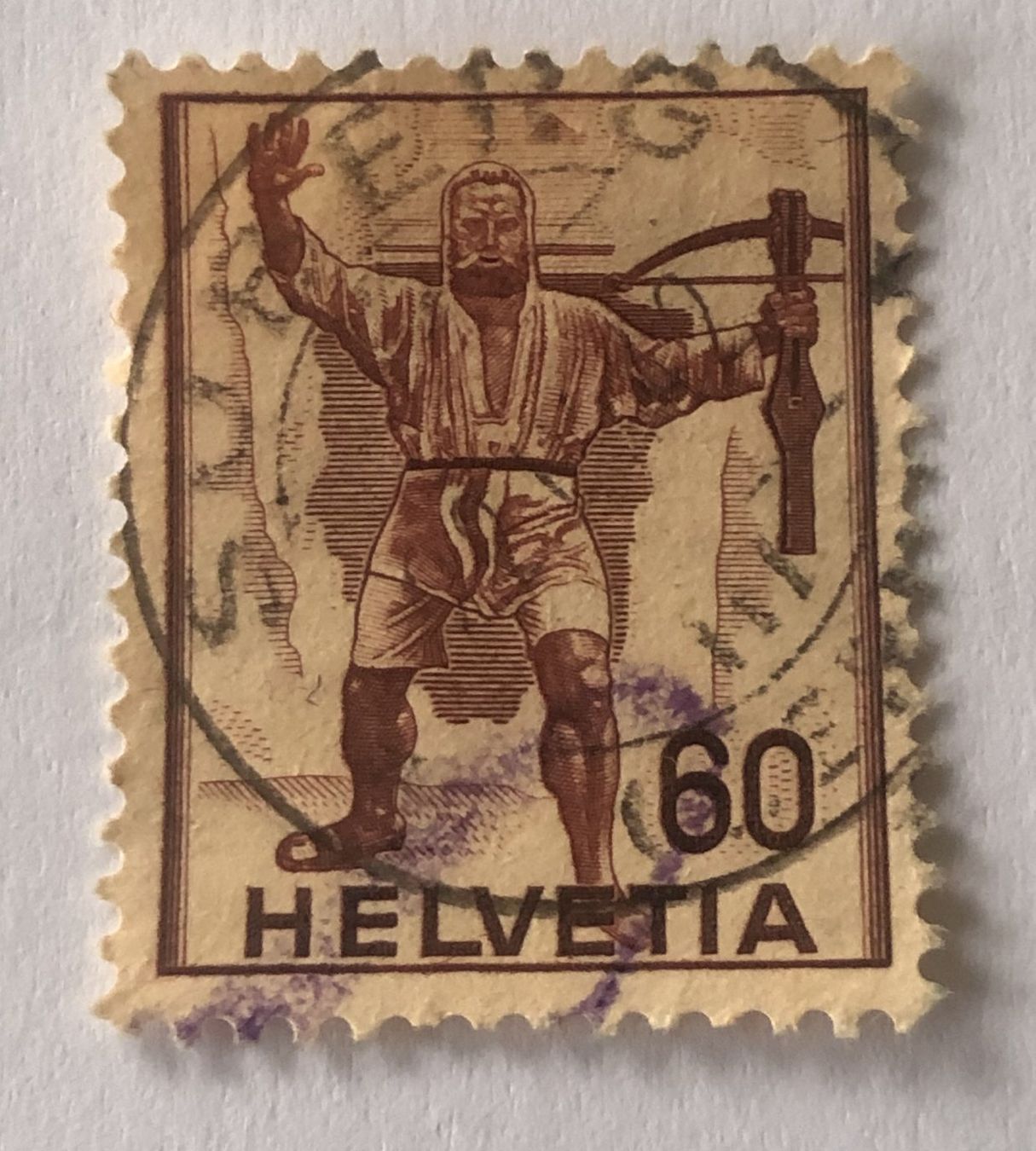Tutti i francobolli: Nr.244 mit VollStempel     – Usato da Aarau venduto da Billa007