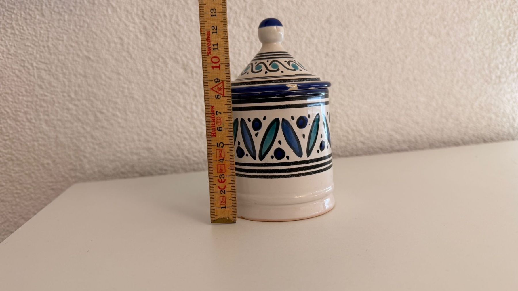 Zuccheriere: Keramikdose mit Deckel, Handbemalt – Usato da Rotkreuz venduto da Migu2012 4