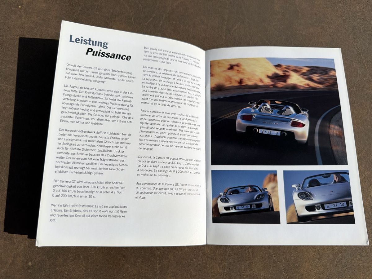 Porsche Documenti: Prospekt: Porsche Carrera GT – Nuovo (secondo la descrizione) da Wolfwil venduto da Rolex1 4