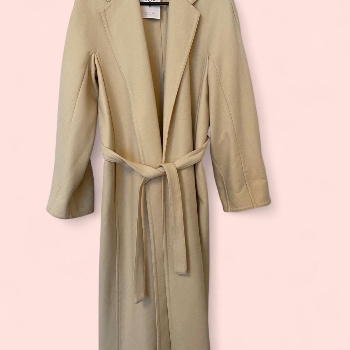 Marella Cappotti: Langer Mantel Marella - Creme/Beige – Nuovo (secondo la descrizione) da Zürich venduto da sonia.online 2
