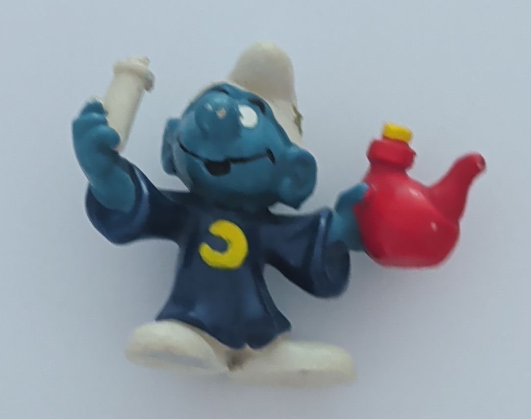 Schleich Statuette: Alchimist-Schlumpf, Katalognummer 2.0116 – Usato da Rheinfelden venduto da asm_197Id