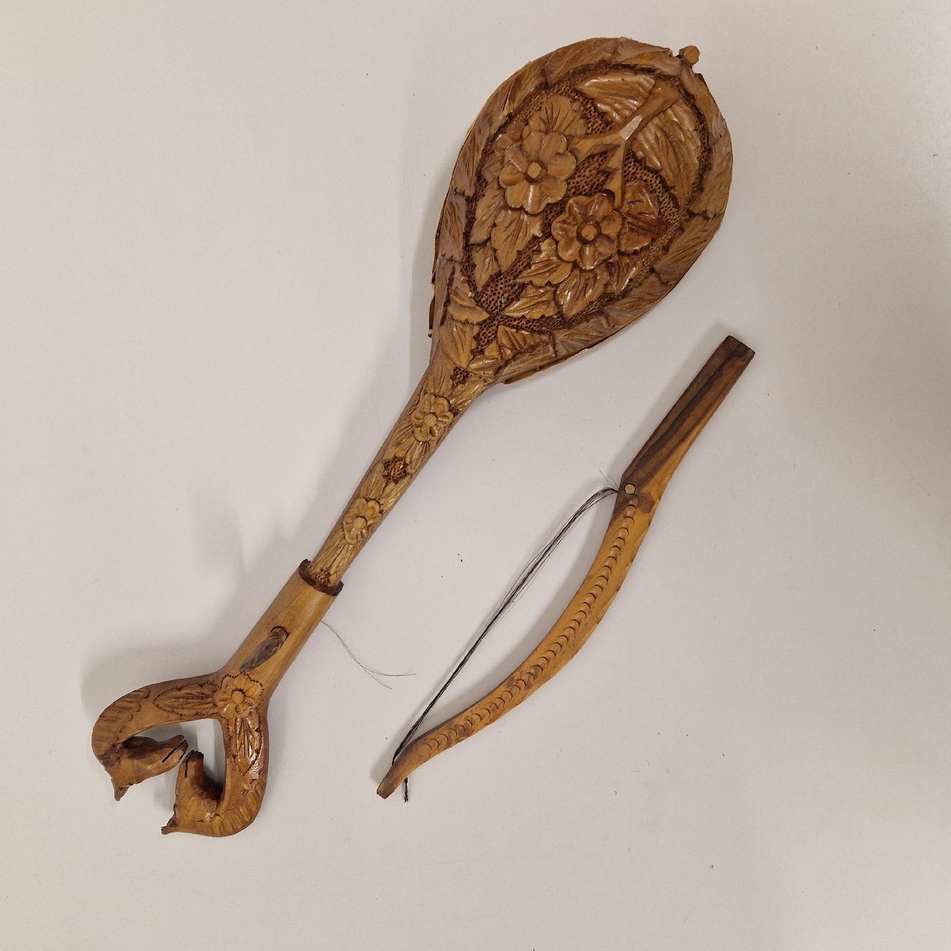 Strumenti musicali: Streichinstrument, Holz geschnitzt vintage – Usato da Bern venduto da latrouvaillebern 4