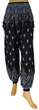 Pumphose bequeme Pluderhose Schlupfhose aus Viskose
