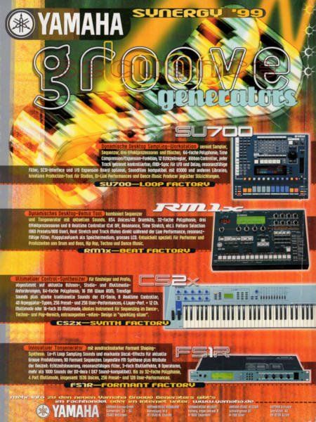 Yamaha Musikinstrumente: Vintage Yamaha Synthesizer CS2x / 1999 – Gebraucht aus Aarau von Pearlz 5
