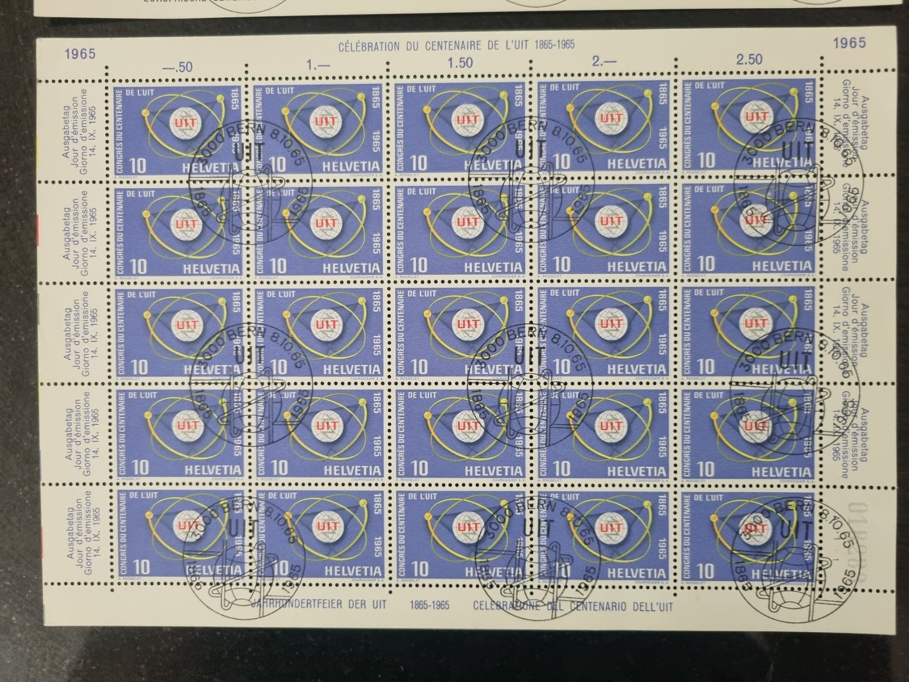Tutti i francobolli: 8 CH Bogen 1962 - 66 mit Ersttag - Stempel – Usato da Gümligen venduto da Geniusbuy 7