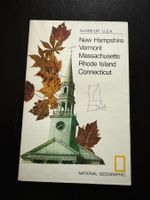 National Geographic Karte Neuengland USA, 1975