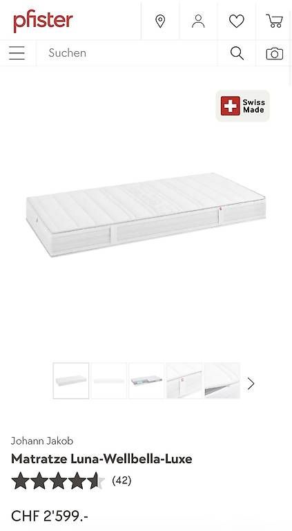 Betten: Bett mit Matraze 140x200cm – Gebraucht aus Kloten von nin_hb6n 2