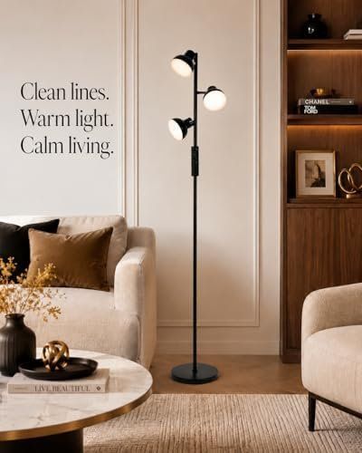 Lampade: LED Stehlampe 36W dimmbar 3 Licht Leselampe – Nuovo e nell'imballaggio originale da Hundwil venduto da Stallone5 5