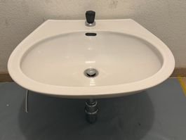 Original LAUFEN Design-Lavabo 1963– Schweizer Moderne