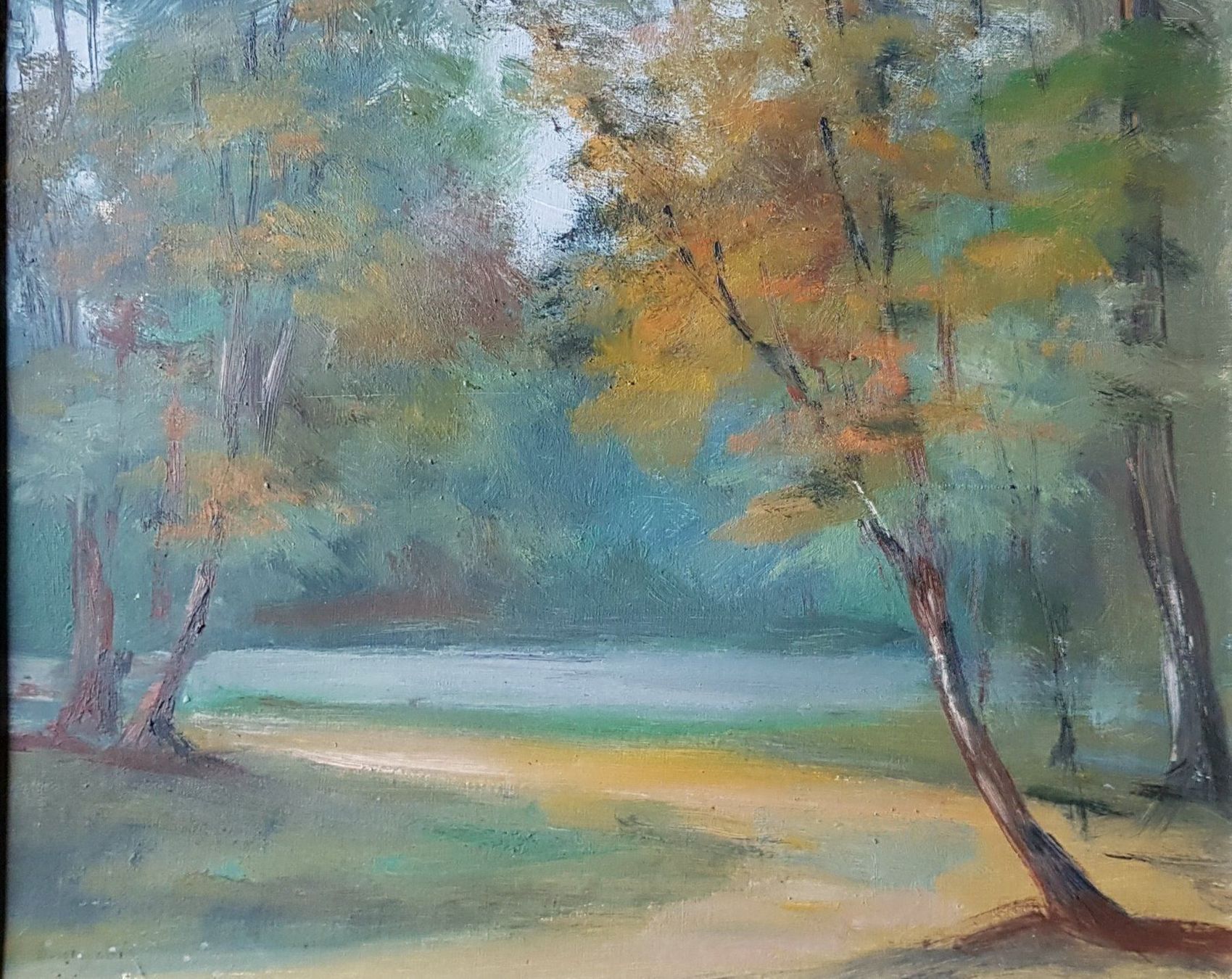 Dipinti: " Parklandschaft"          Schweizer Kunst -  Swiss Art – Usato da Horw venduto da Kunstreich7