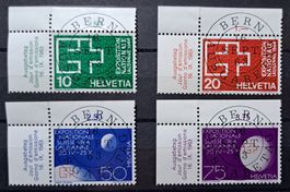 SBK 402 - 405 Ausgabetag Vollstempel Bern 1963 Expo Lausanne