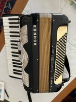 Akkordeon-Piano Hohner Verdi II mit Koffer und Schlüssel