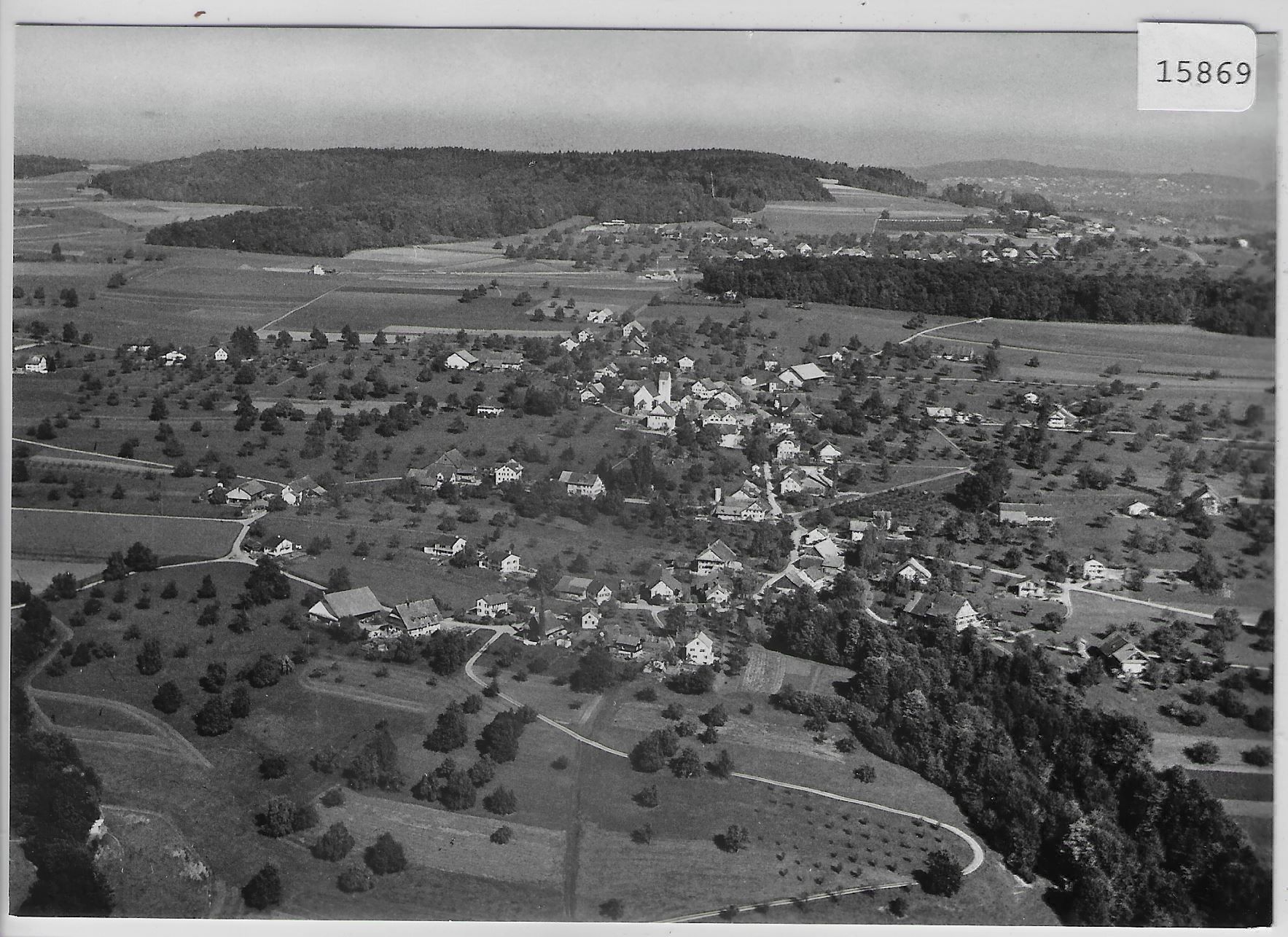 Cartoline postali: Flugaufnahme Oberwil AG – Antico da Ettingen venduto da Kartenplanet