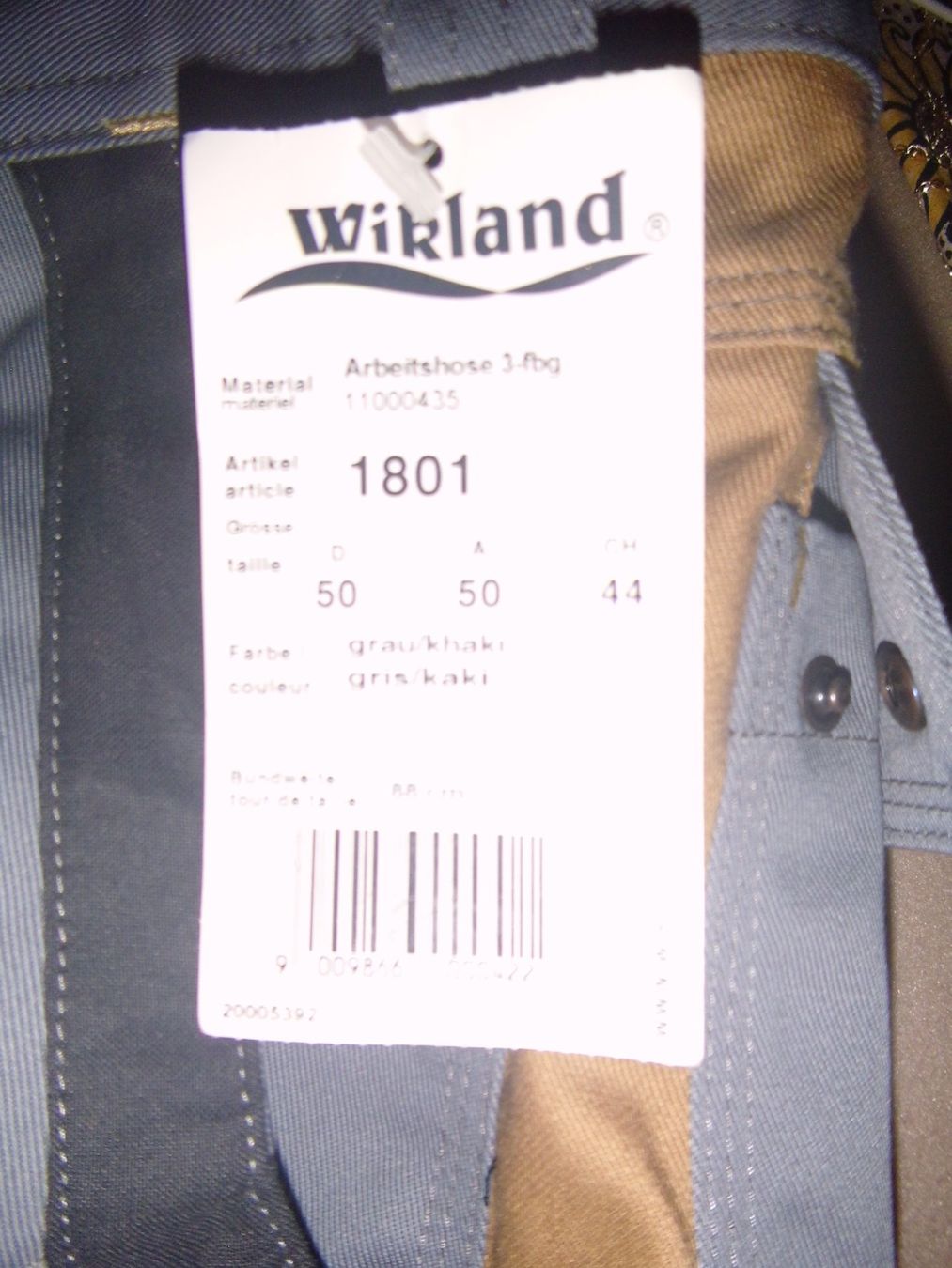 Wikland Pantaloni: Wikland Arbeitshose – Nuovo e nell'imballaggio originale da St Gallen venduto da Hrabbit 6