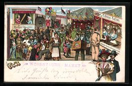 Litho Griesheimer Kerb, Volksfest, Leier