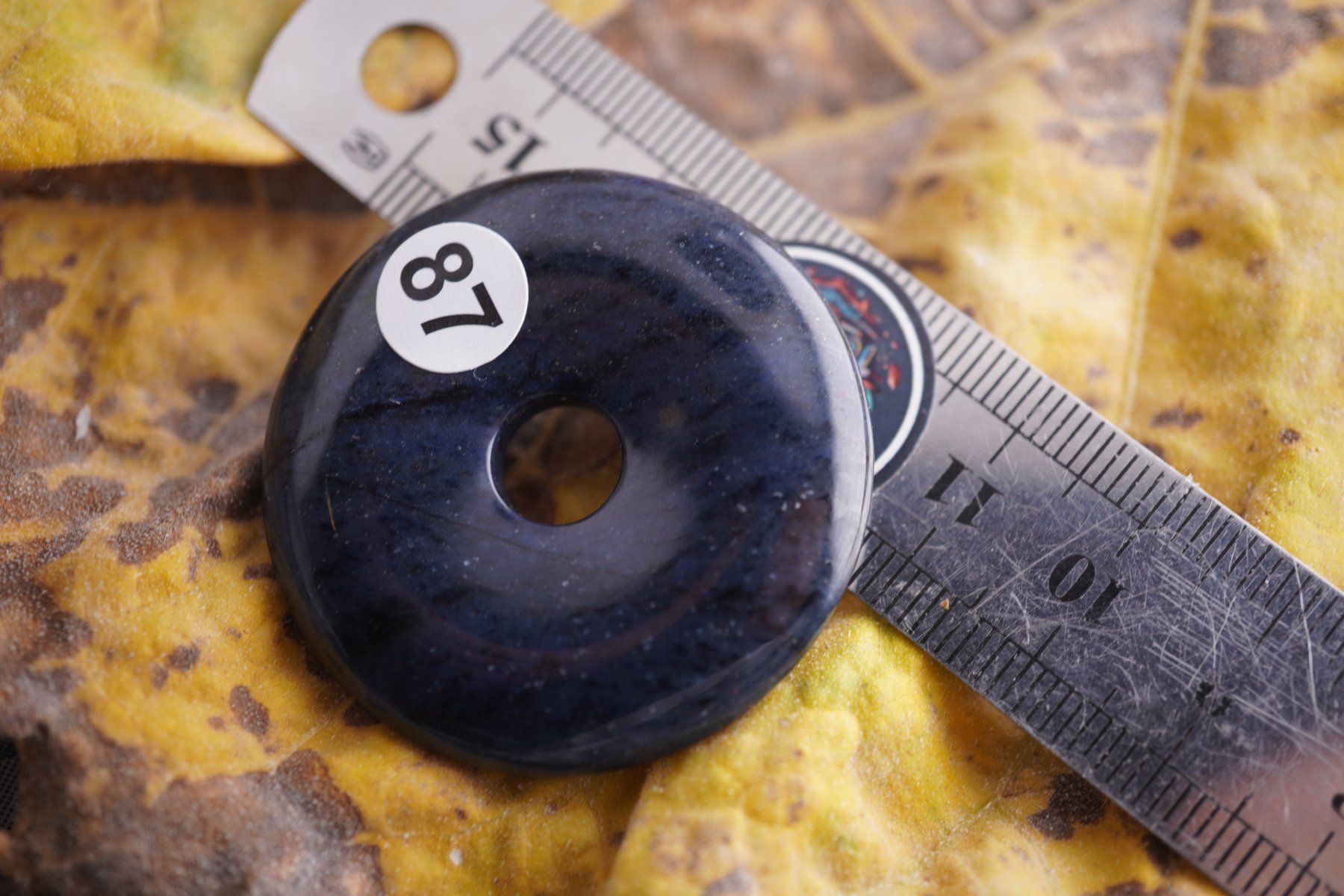 Minerali & Pietre curative: Pi Scheibe ca40mm  Dumortierit .-Edelsteinstube Rausverkauf – Nuovo e nell'imballaggio originale da Eschenbach SG venduto da topstone 2