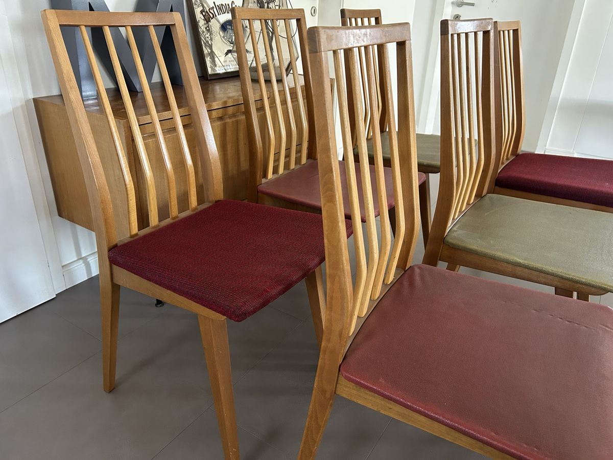 Sedie: 6er Set Mid-Century Esszimmerstühle – Usato da Uetendorf venduto da REhome 2