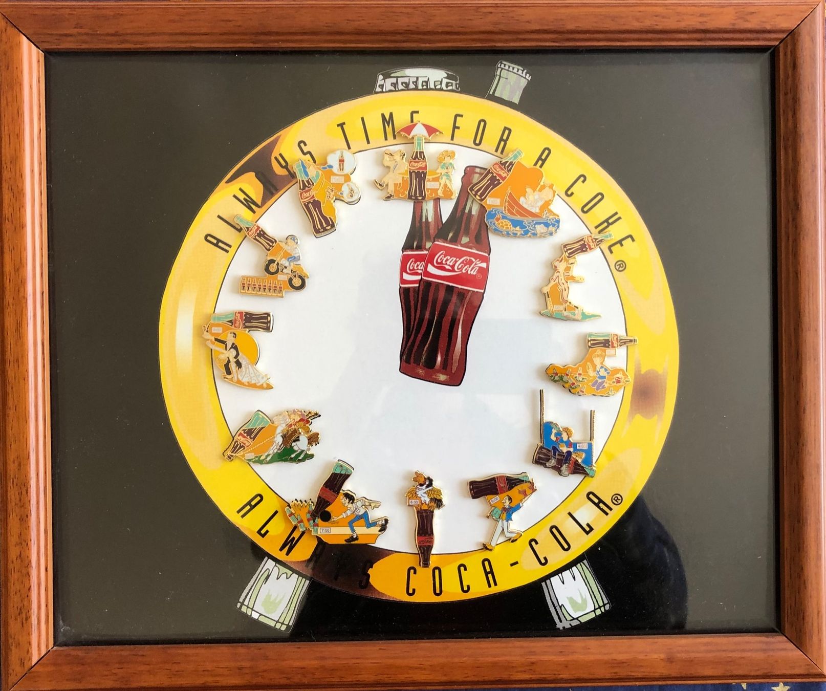 Coca-Cola Tutte le decorazioni: Coca Cola Coke Pin Uhr – Usato da Zürich venduto da Capreola