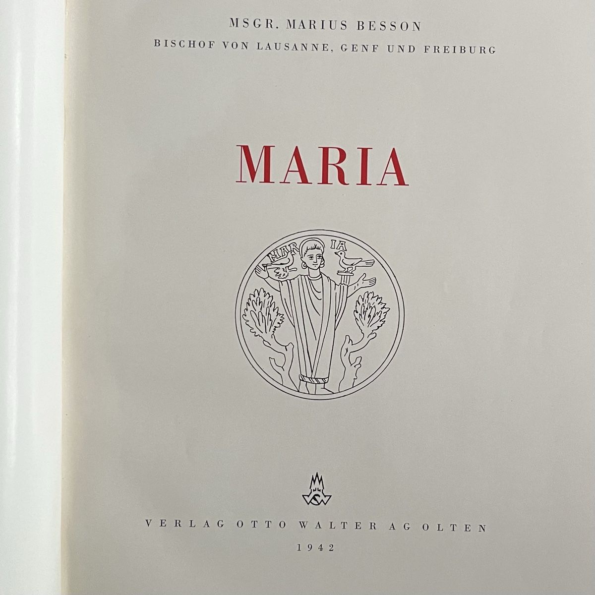 Libri: Marius Besson: Maria 1942 – Usato da Schwyz venduto da rs-trend 1