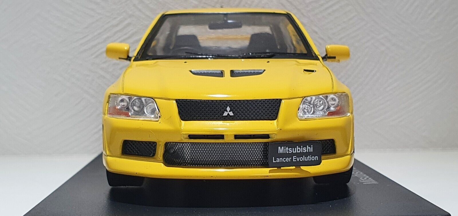 Mitsubishi Modellautos: Mitsubishi Lancer Evolution VII 2001-2004 RHD gelb      1:24 – Neu und originalverpackt aus Gerlafingen von espero88 2