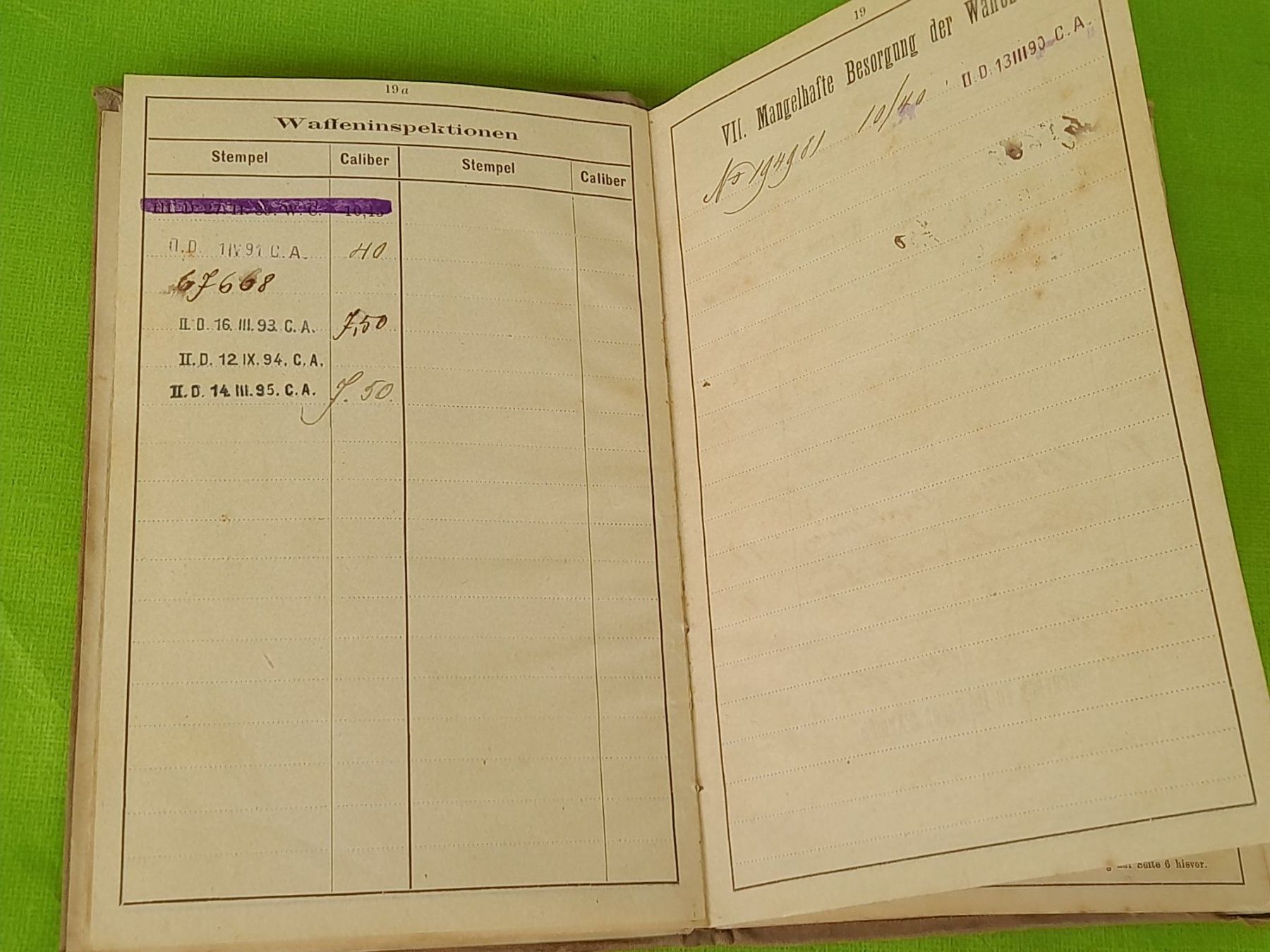 Bücher: Dienstbüchlein um 1889 – Gebraucht aus Aeschi b.Spiez von 52_wochen 4
