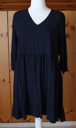 Kleid Langarm  blau Gr. XL