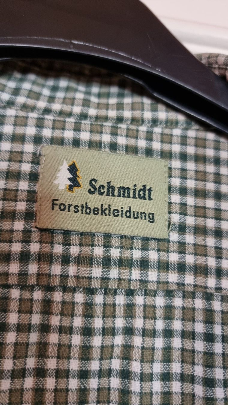 Camicie: Schmidt Forstbekleidung - bequemes Freizeithemd Gr. L – Usato da Wald ZH venduto da CapLux 2
