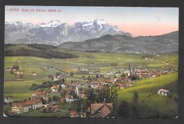 Gais Gesamtansicht mit Säntis