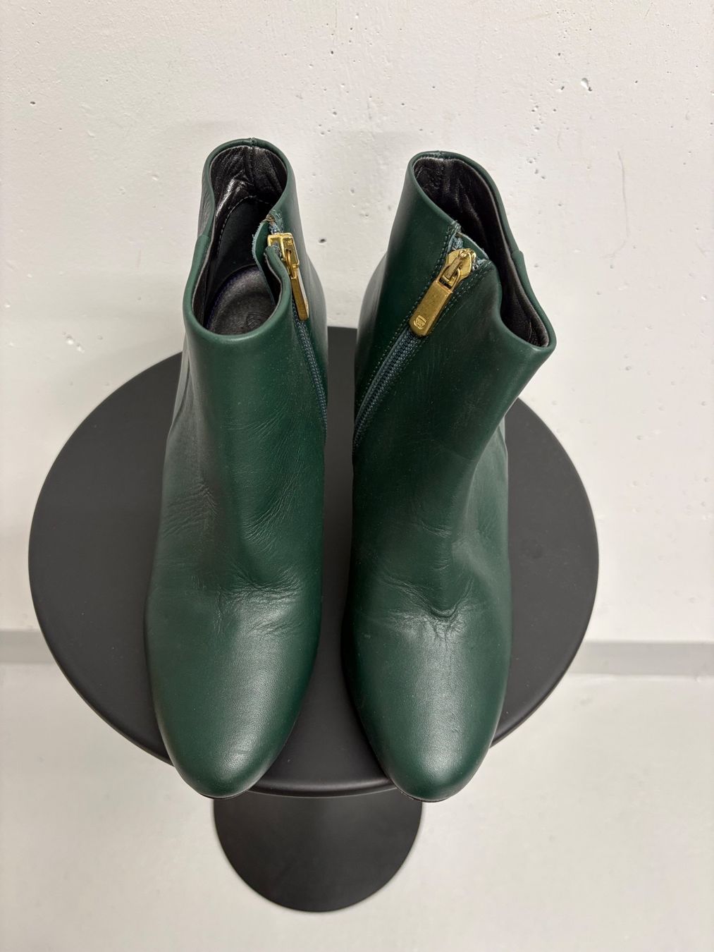 Navyboot Scarpe da donna: Navyboot Stiefelette Gr. 37 Leder grün Ankle Boots – Nuovo (secondo la descrizione) da Regensdorf venduto da secondchancefashion 2