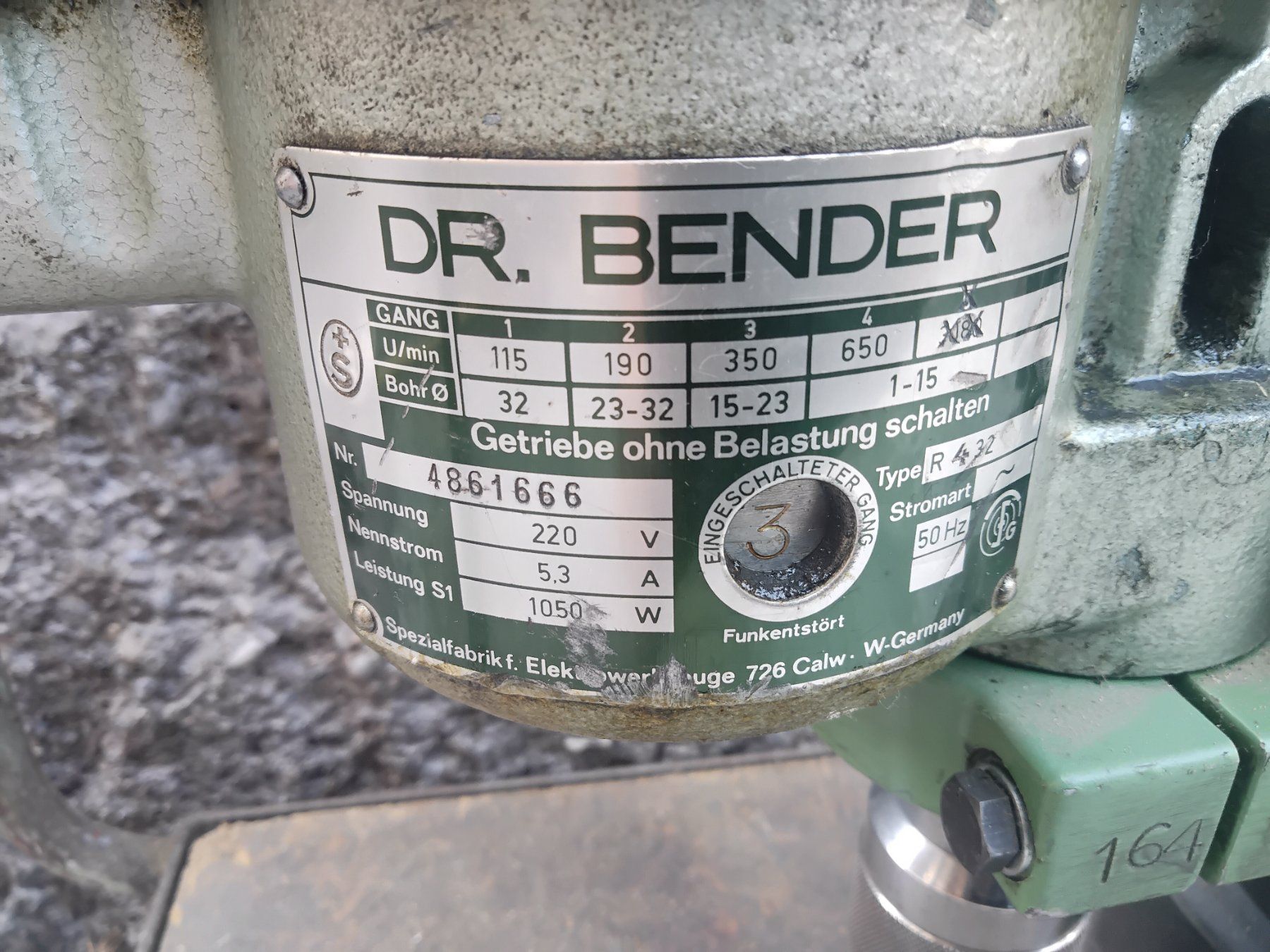 Trapani: Magnetbohrmaschine Dr. Bender MK3 – Usato da Nuglar venduto da lampa-radio 1