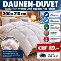 Daunen-Duvet 200x210 cm – Ganzjahr, Baumwolle