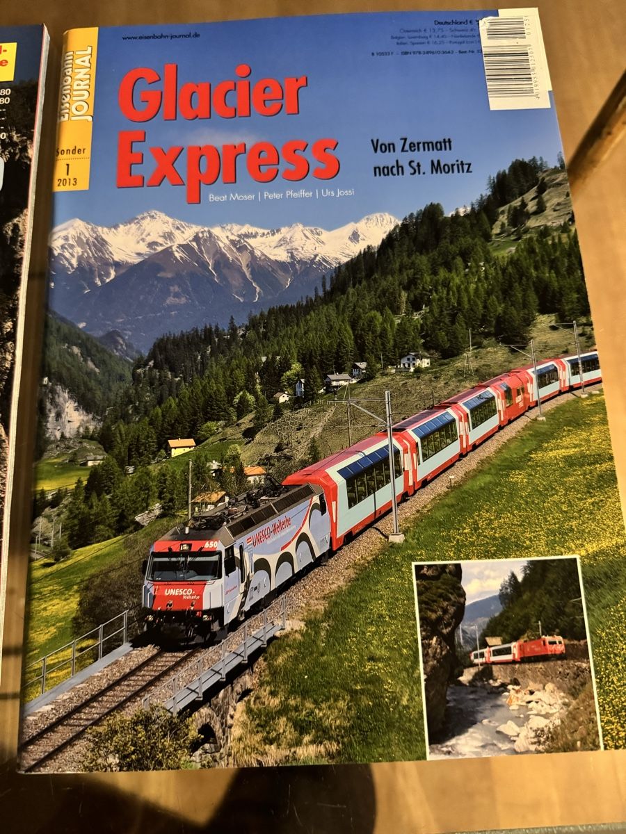 Zeitschriften & Magazine: Eisenbahn Journal Heft Glacier-Express – Gebraucht aus Bottmingen von Dhaldimann