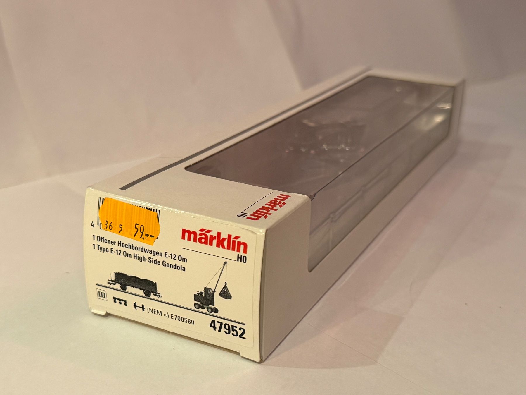 MÄRKLIN 47952 Spur H0: DB E-12 725 719 Fuchs-Bagger, Ep.III (Neu ...