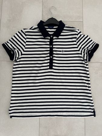 Damen Poloshirt von Gant weiss / blau