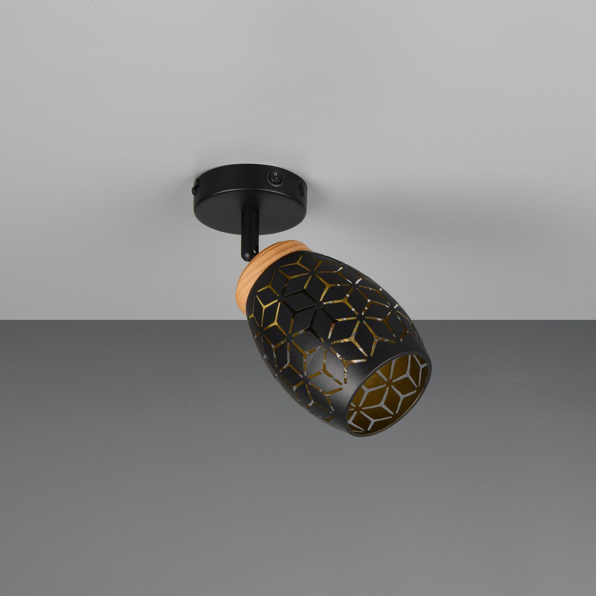 Lampen: Strahler, Schwarz, Gold, 27 cm Höhe – Neu (gemäss Beschreibung) aus Kreuzlingen von Smart-Light 7