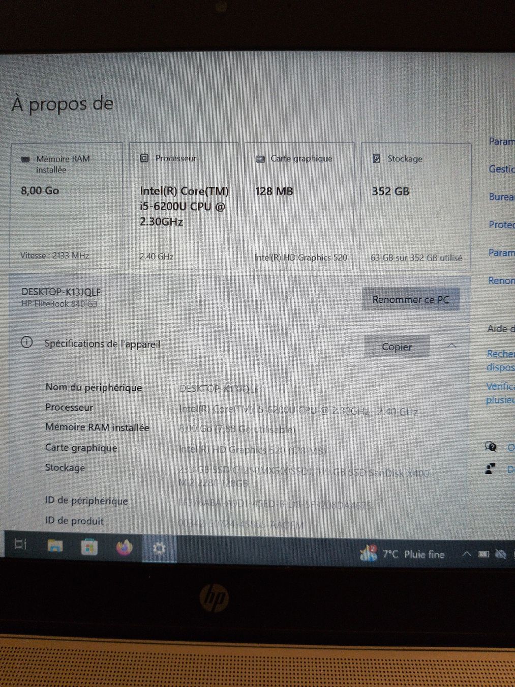 Hewlett Packard Notebooks: HP 840 g3 – Gebraucht aus Fribourg von her_rf9q 1