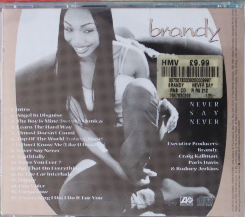 CDs: Brandy – Never Say Never – D'occasion à Luzern par CONTENTI 2