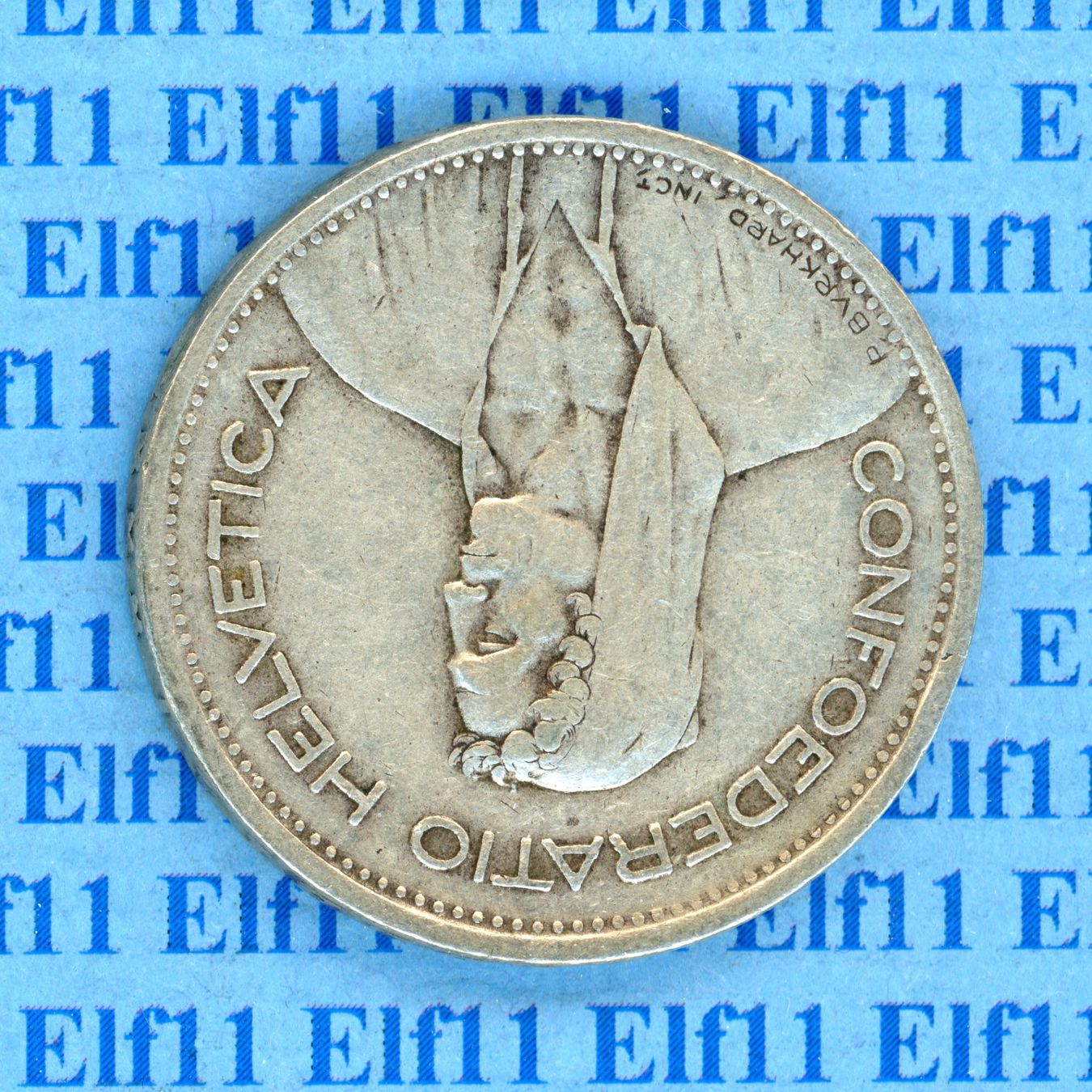 Tutti le monete: CHF___5.00 1949 ss 5 Franken – Usato da Widnau venduto da Elf11 1