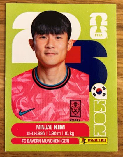 Panini Cartes à collectionner: Fifa WM 2026 Panini KOR 4 – Neuf (Voir description) à Romanshorn par Philpress
