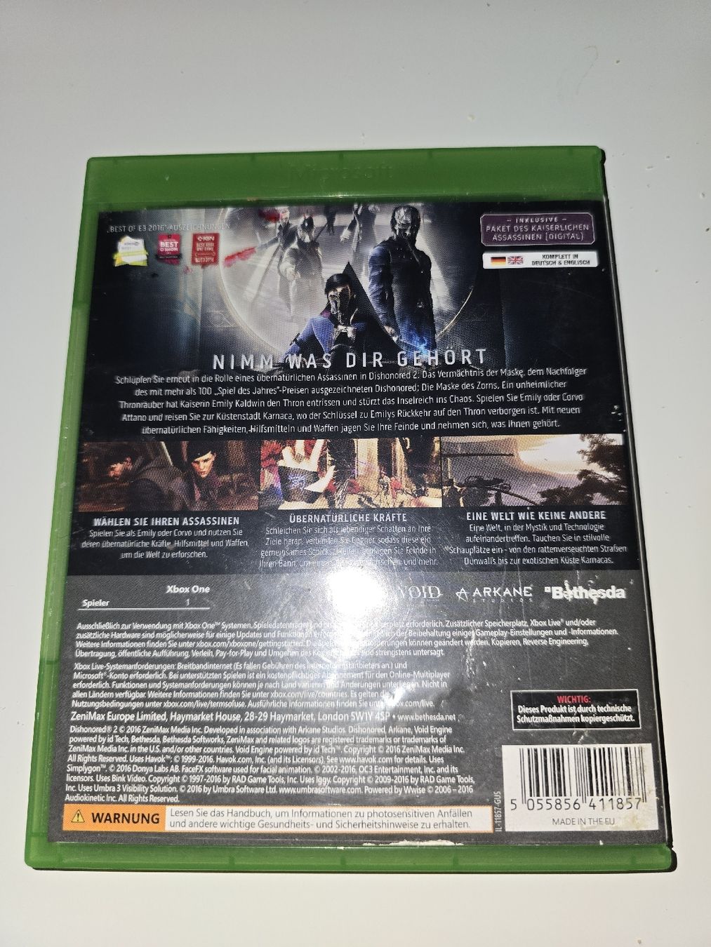 Microsoft Spiele: Dishonored 2 für Xbox One – Gebraucht aus Emmenbrücke von prisan_LU 2